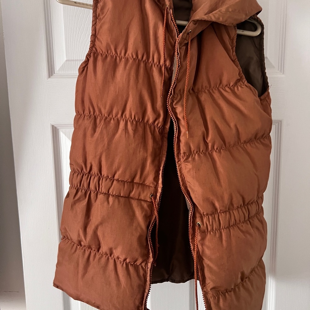 Vintage Eddie Bauer Brown Goose Down Vest